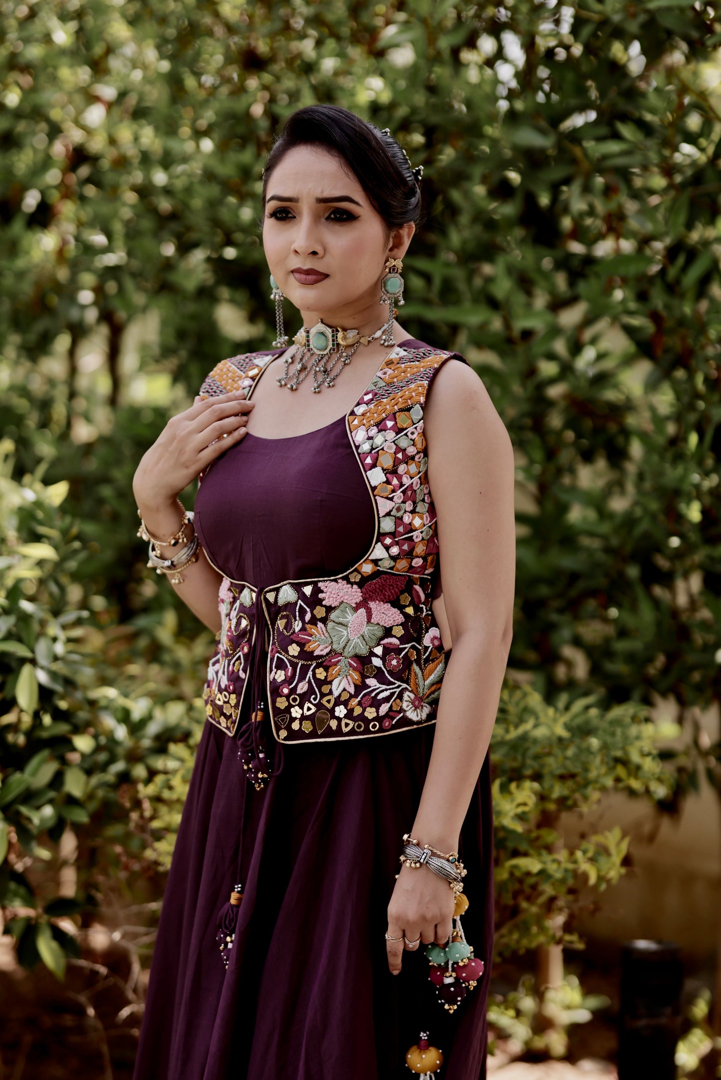 Mrinalini - Kediyu Lehenga Set