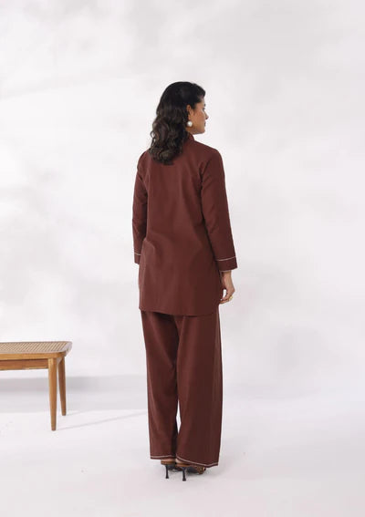 Maroon Classic Co-Ord Set