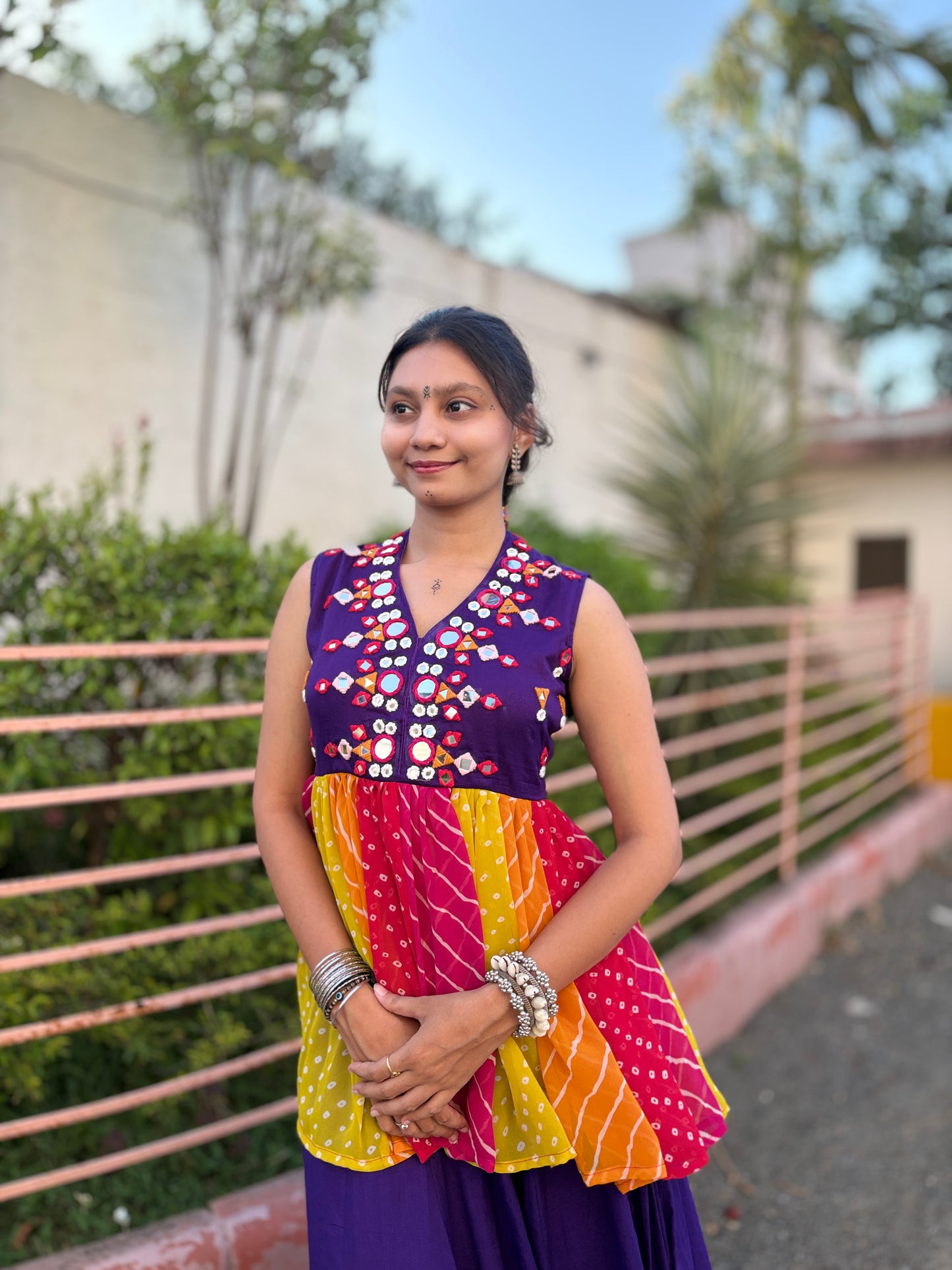 Rangrasiya - Purple Yoke Kediyu