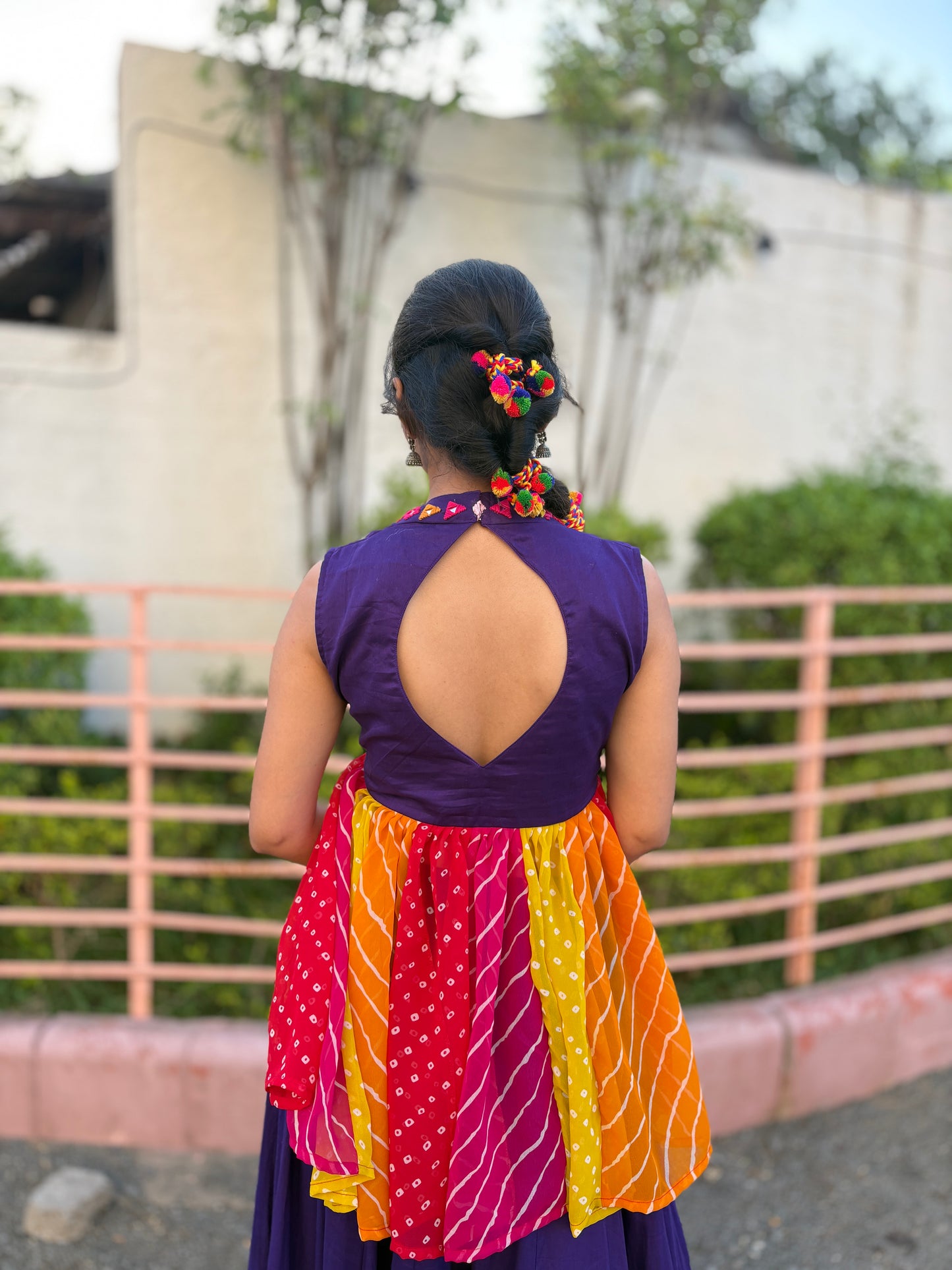 Rangrasiya - Purple Yoke Kediyu