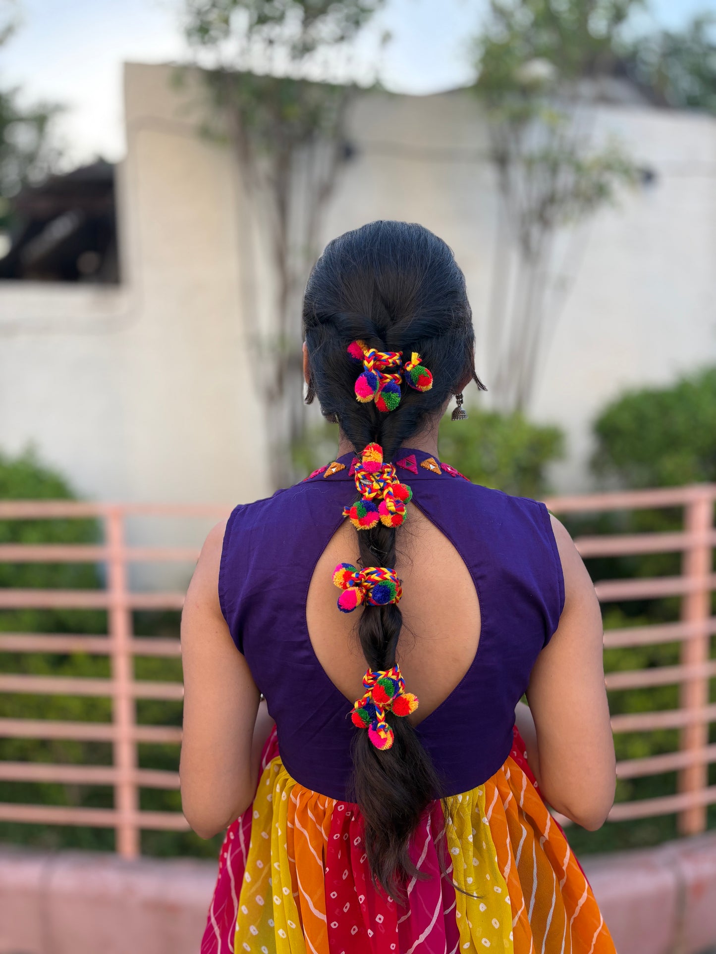 Rangrasiya - Purple Yoke Kediyu