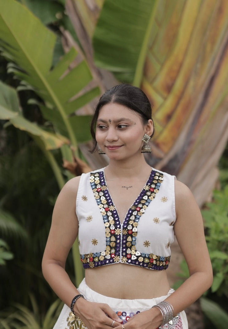 Gulnaar Blouse - White
