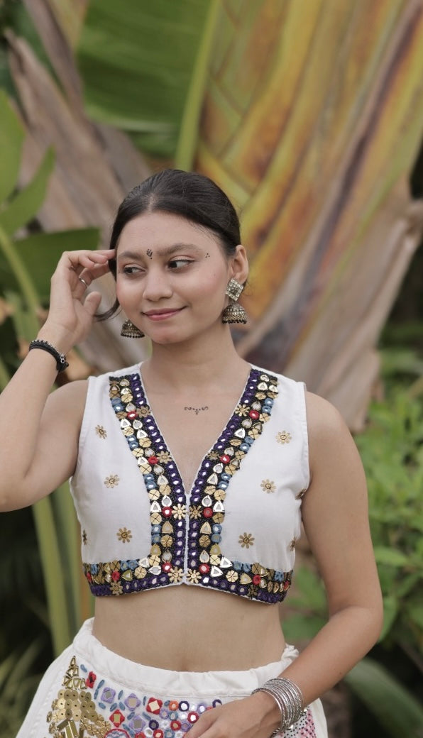 Gulnaar Blouse - White