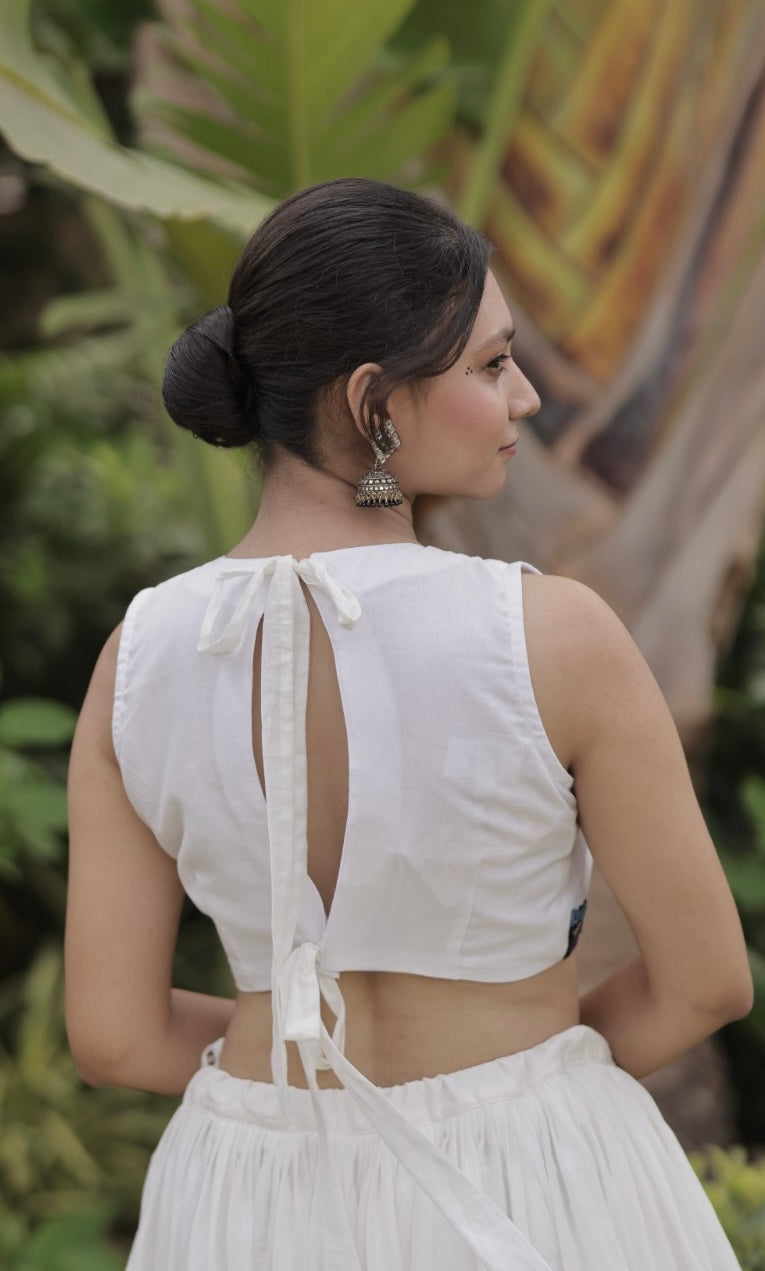 Gulnaar Blouse - White