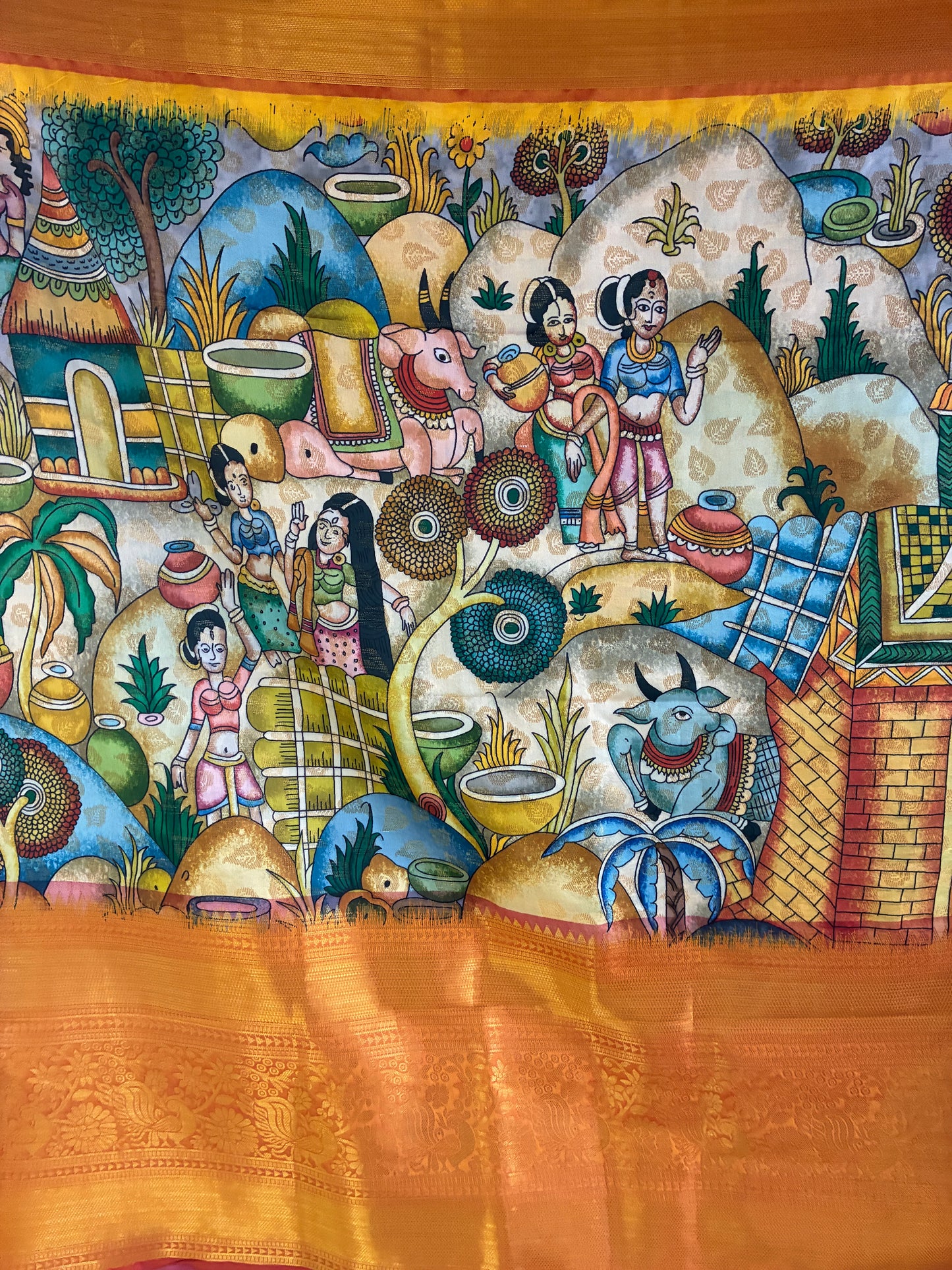 Aradhana - Kalamkari saree