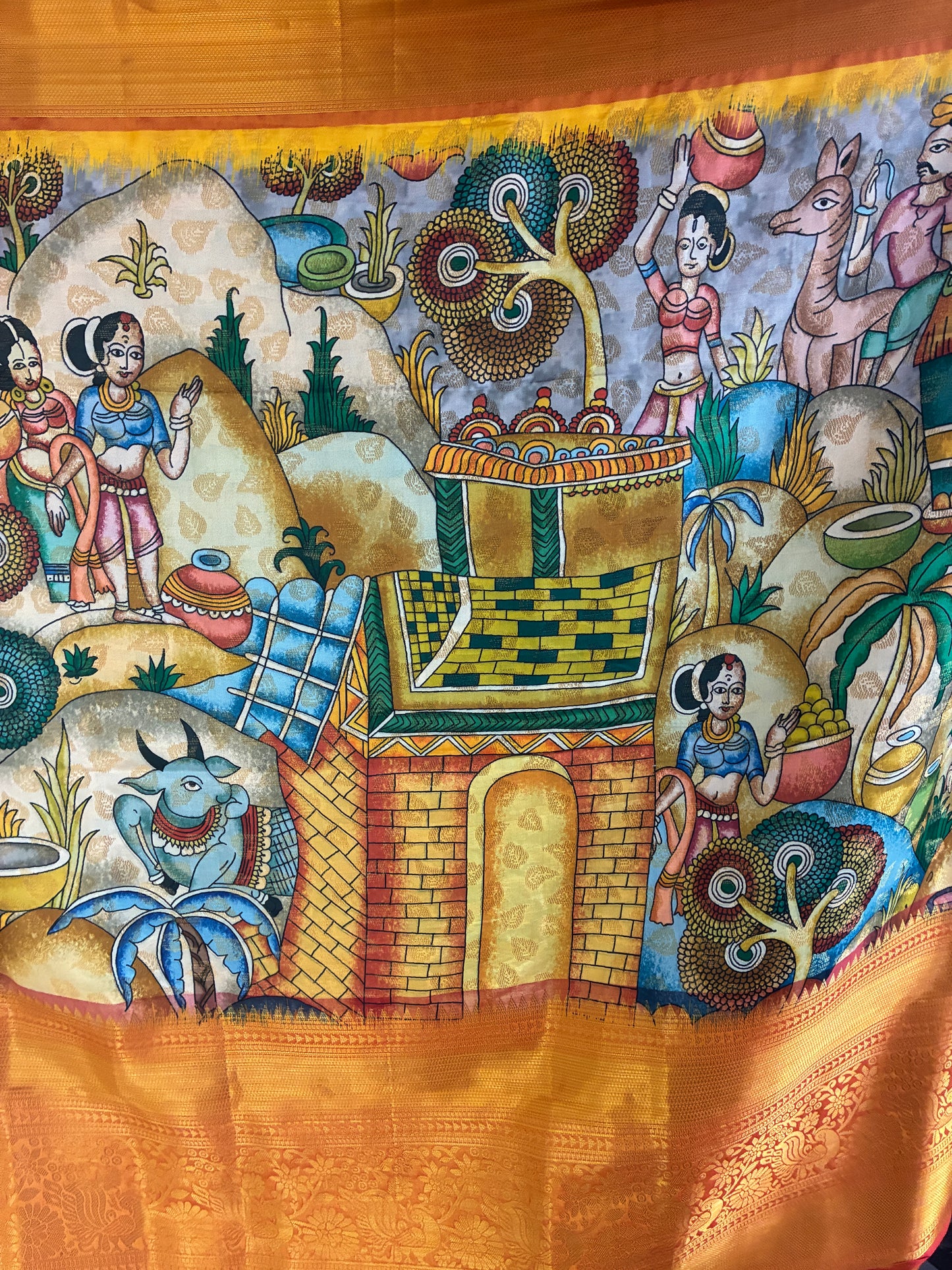 Aradhana - Kalamkari saree