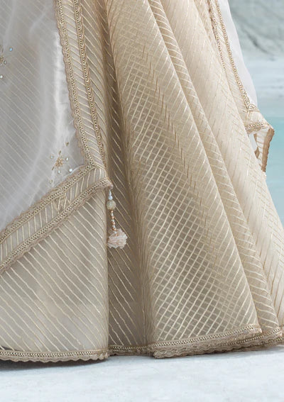 Ivory Embroidered Lehenga Set
