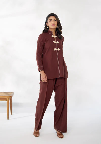 Maroon Classic Co-Ord Set