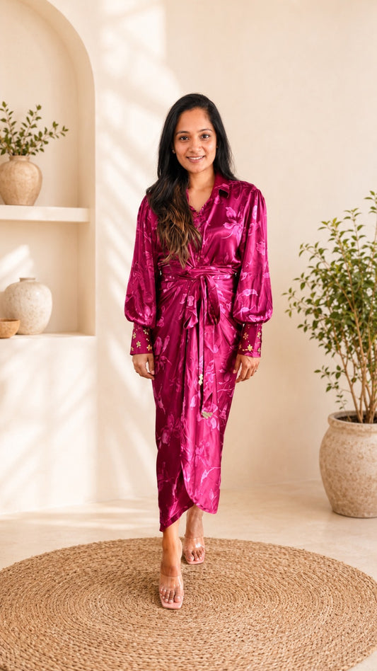 Tarasha - Shirt & Drape Skirt